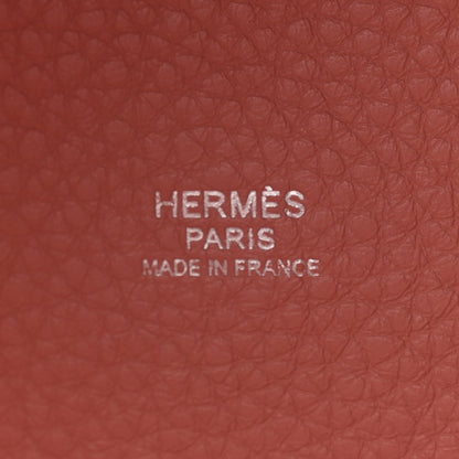 Hermes Taurillon Clemence Picotin Lock 22 MM Crevette 6 of 10