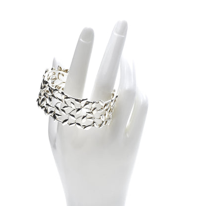 Tiffany Sterling Silver Paloma Picasso Olive Leaf Cuff Bracelet 2 of 5