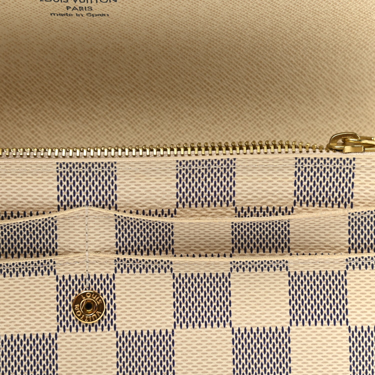 Louis Vuitton Damier Azur Sarah Wallet 10 of 10