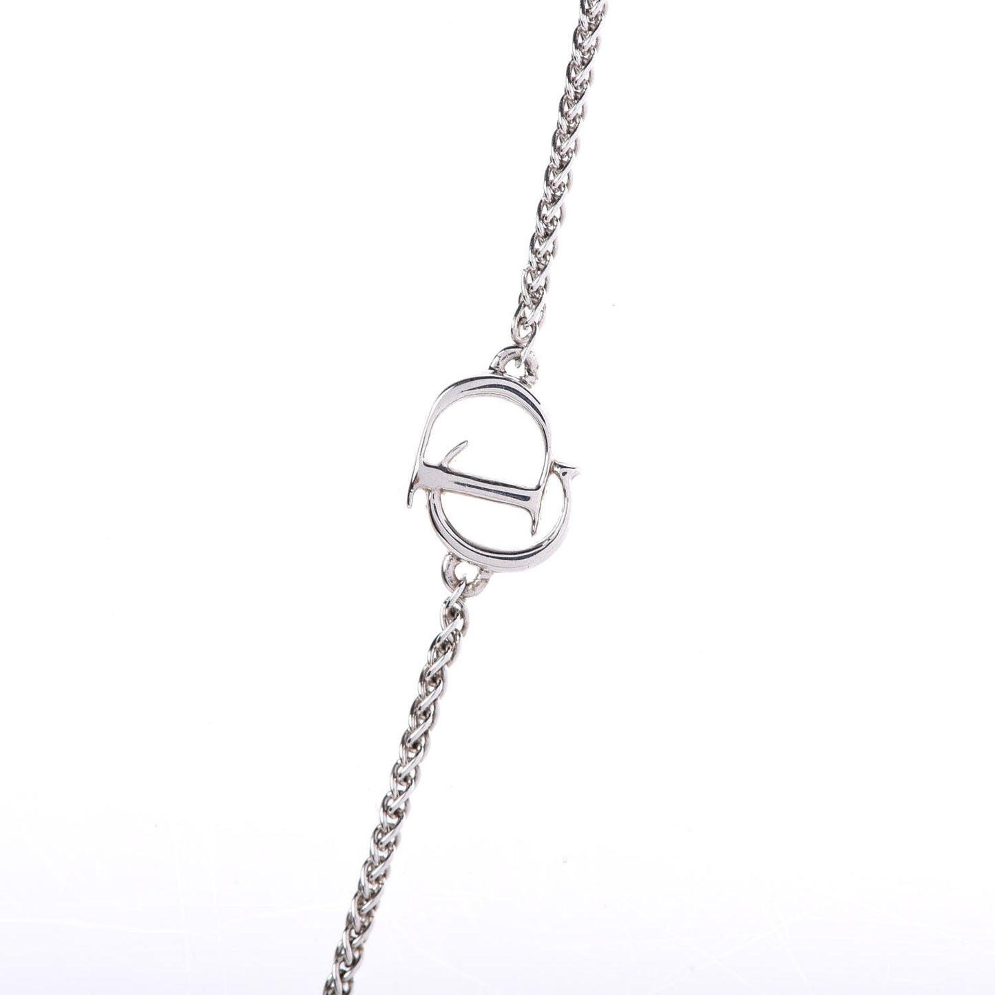 Crystal Butterfly Necklace Pink