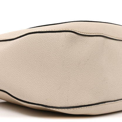 Burberry Grainy Calfskin Small Elmstone Hobo Limestone 8 of 9