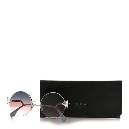 Fendi Crystal Sunglasses FF 0243/S Silver Blue 8 of 8