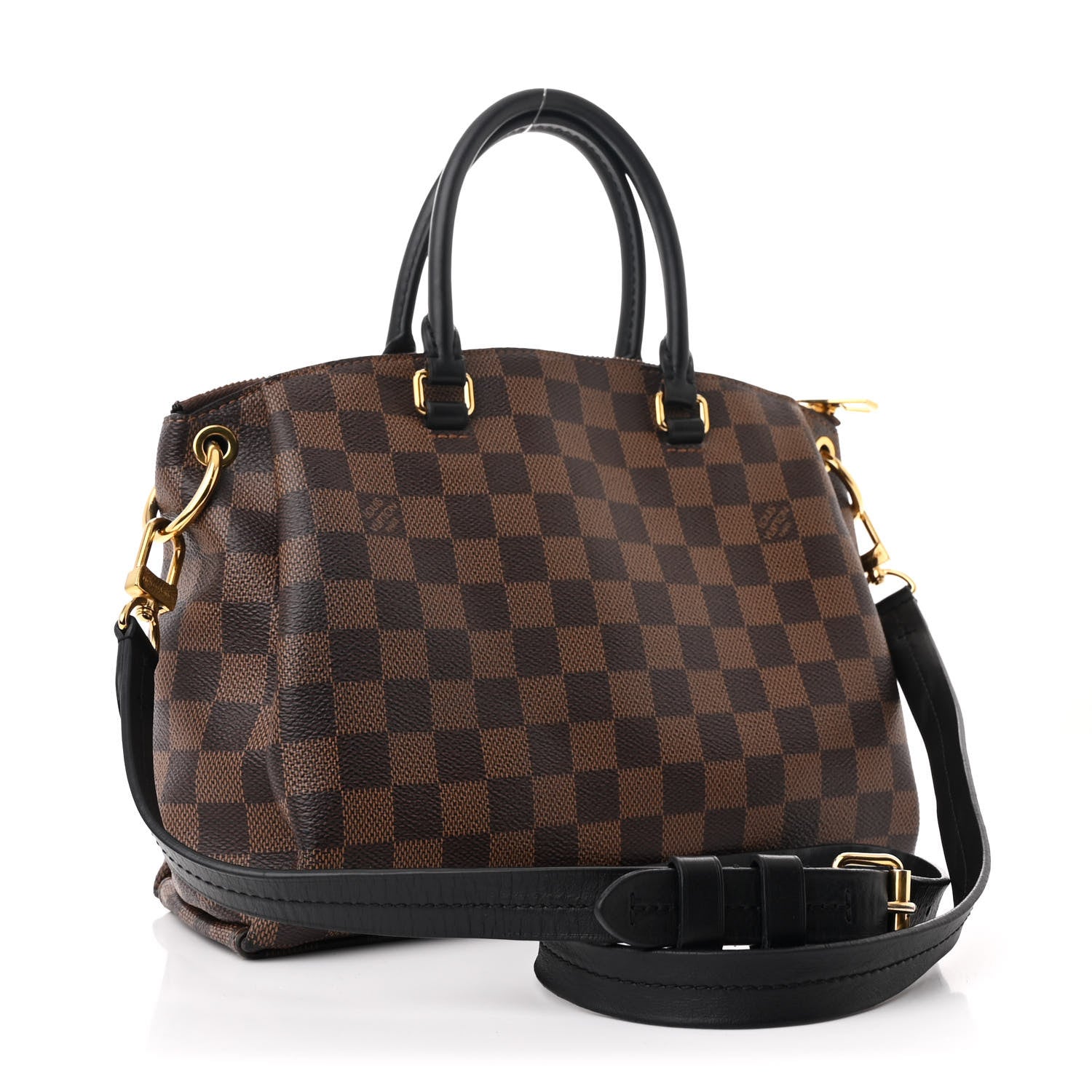 Louis Vuitton Damier Ebene Odeon Tote PM Black 3 of 9