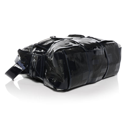 Fendi Patent Mesh Crossword Bag Navy 4 of 8