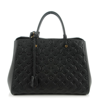 Louis Vuitton Empreinte Montaigne GM Black 1 of 8