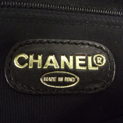 Chanel Lambskin Large CC Stitched Tote Black 8 of 12