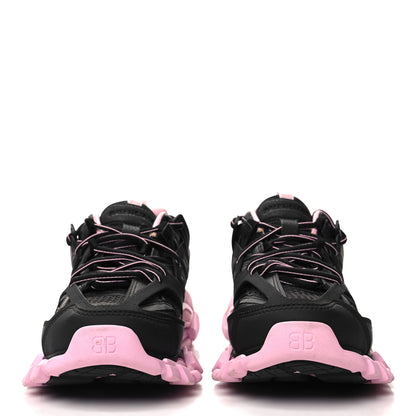 Balenciaga Mesh Nylon Bi-Color Womens Track Sneakers 38 Black Pink 2 of 9