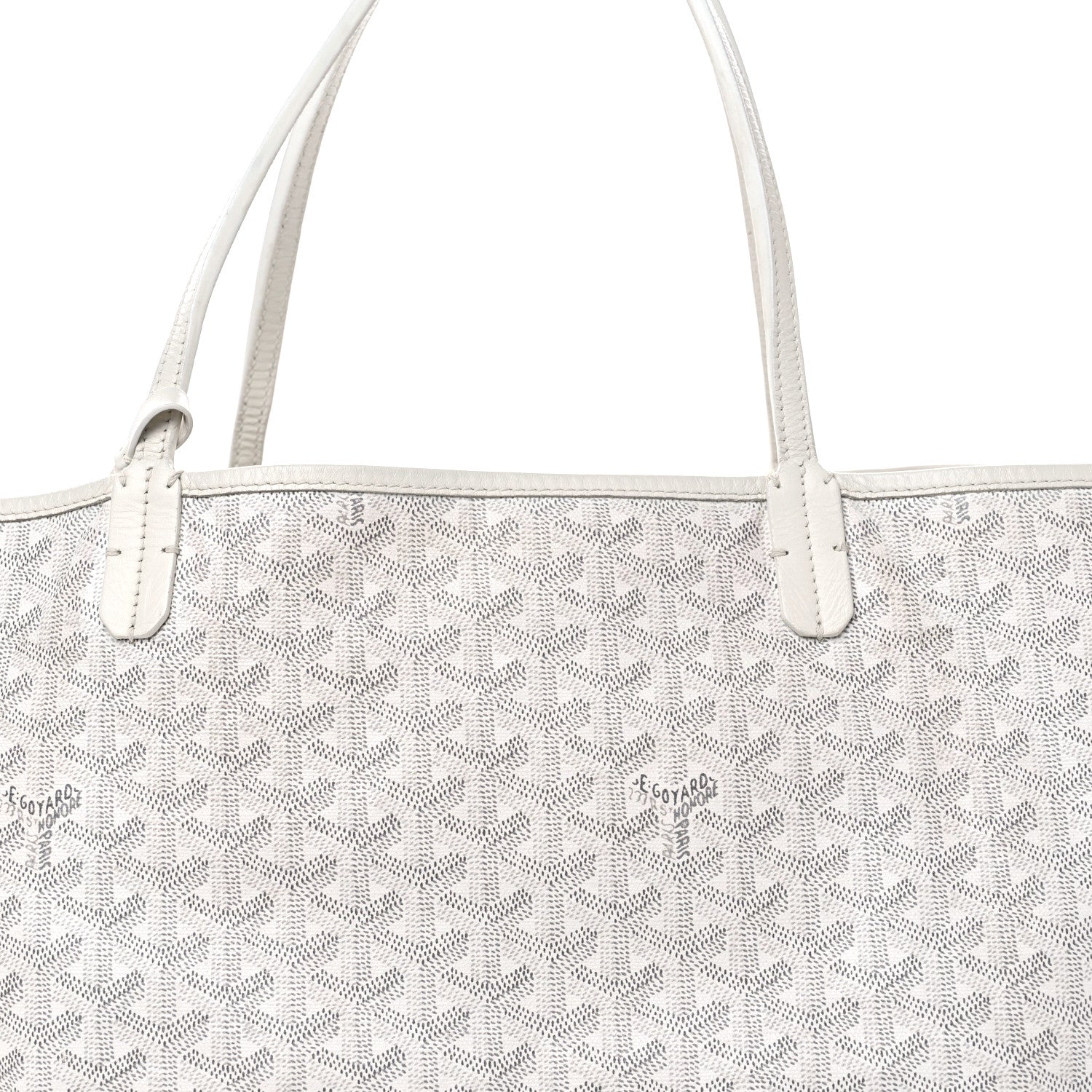 Goyard Goyardine Saint Louis GM White 8 of 10