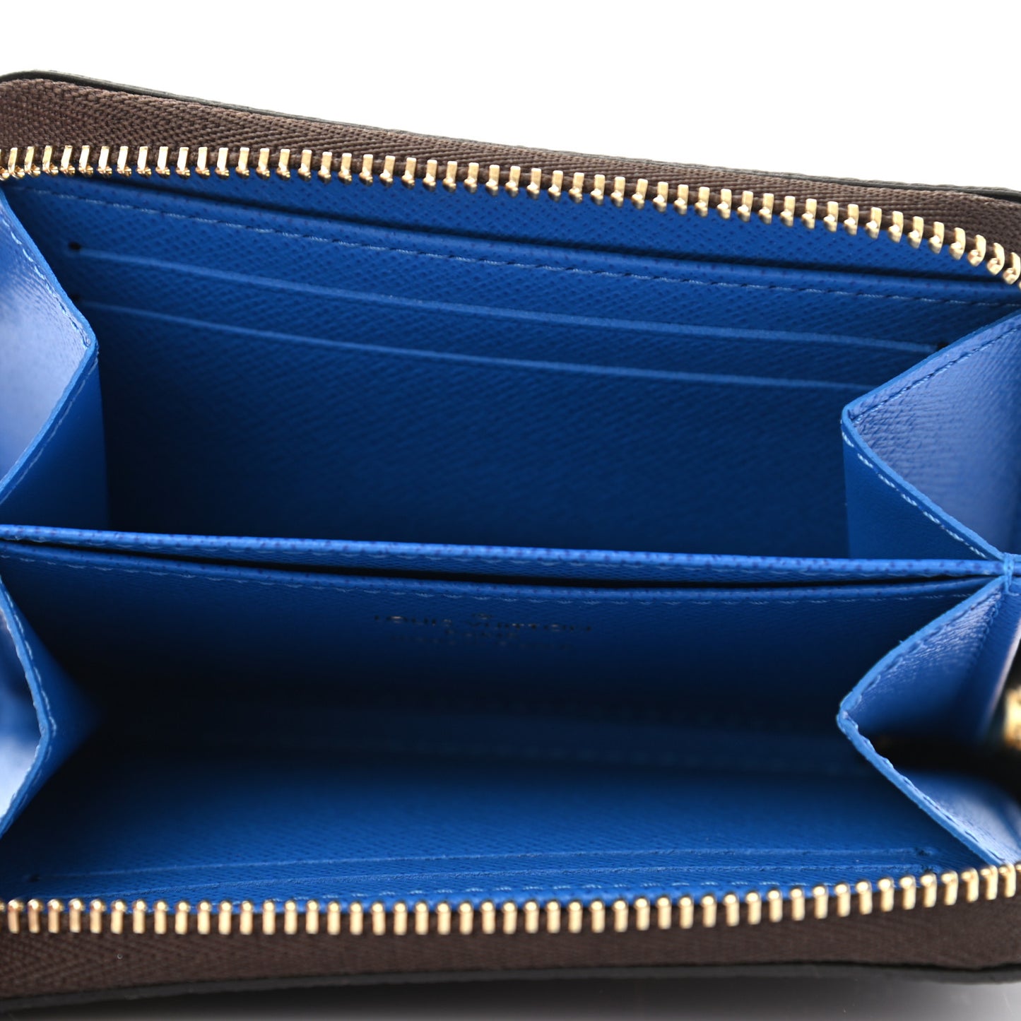 Damier Ebene 2019 Christmas Animation Zippy Coin Purse Blue