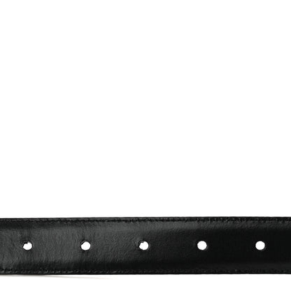Celine Box Calfskin Medium 25mm Triomphe Belt 70 28 Black 4 of 6