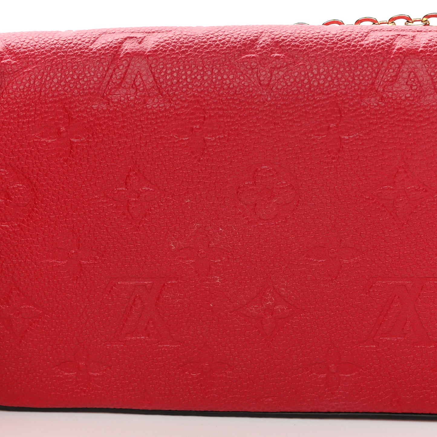 Empreinte Pochette Felicie Chain Wallet Scarlet