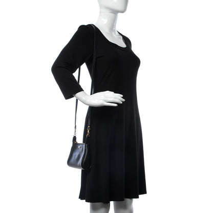 Fendi Vitello Elite Mini Pouch Crossbody Black 2 of 7