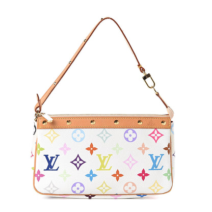 Louis Vuitton Monogram Multicolor Pochette Accessories White 1 of 7