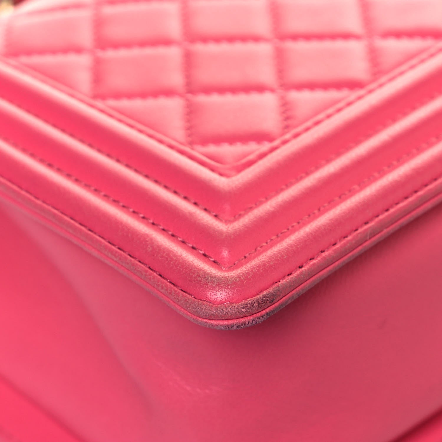 Chanel Calfskin Quilted Medium Boy Flap Pink 9 of 13