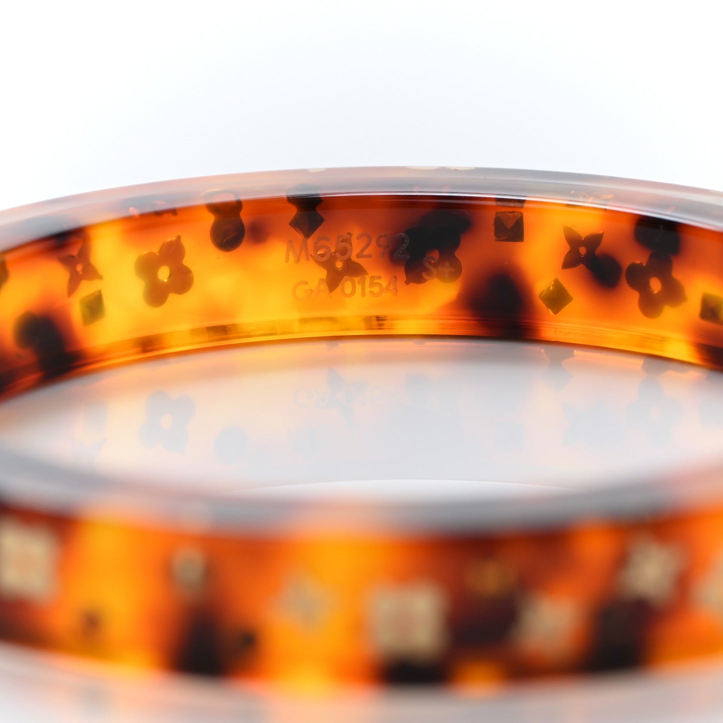 Resin Swarovski Inclusion Art Deco TPM Bracelet S Tortoise