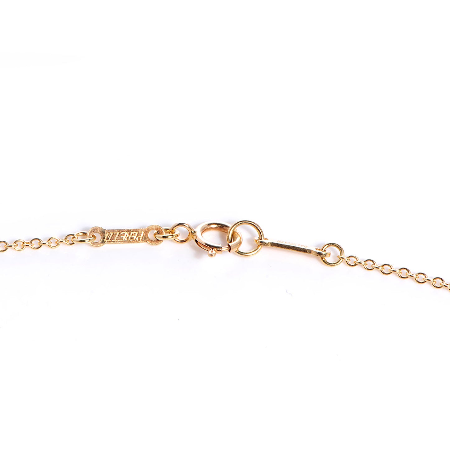 Elsa Peretti Small 18K Yellow Gold Open Heart Pendant Necklace