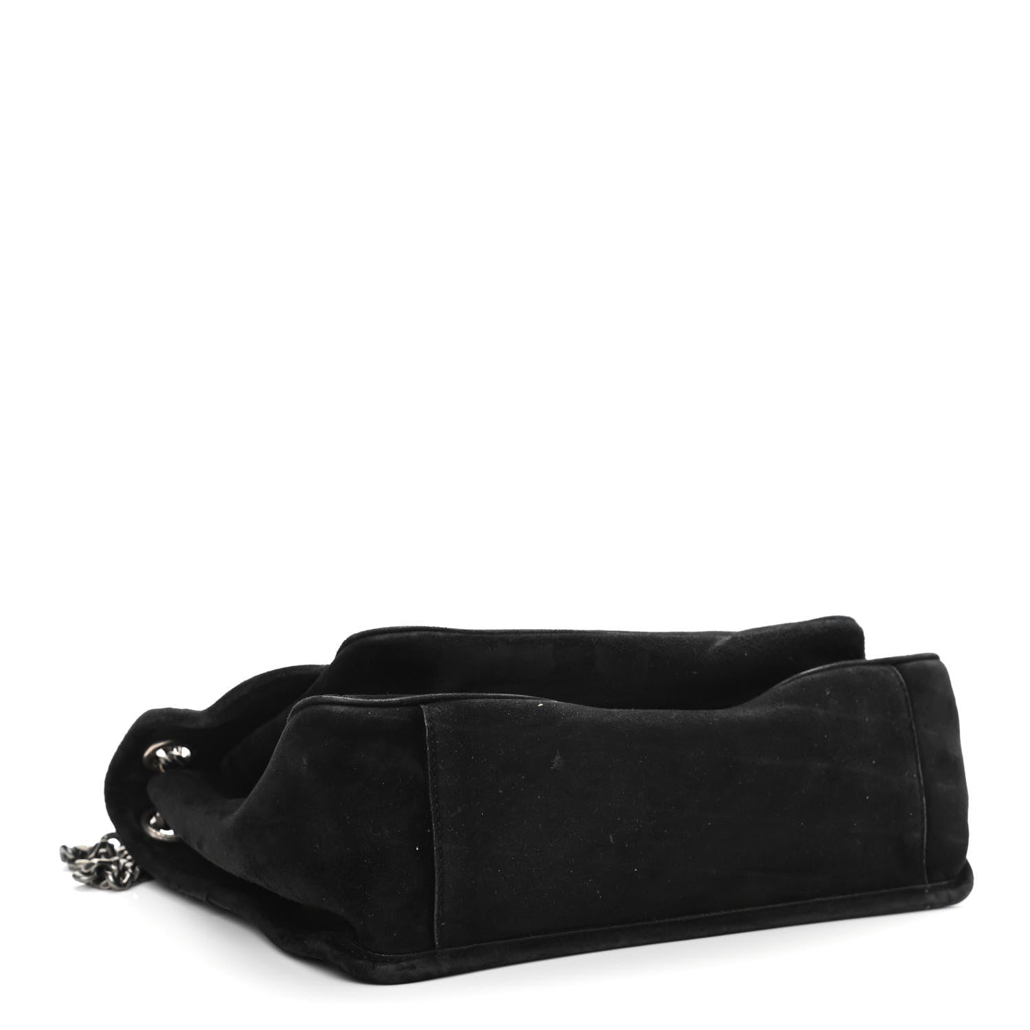Saint Laurent Suede Monogram Medium Niki Chain Satchel Black 4 of 15