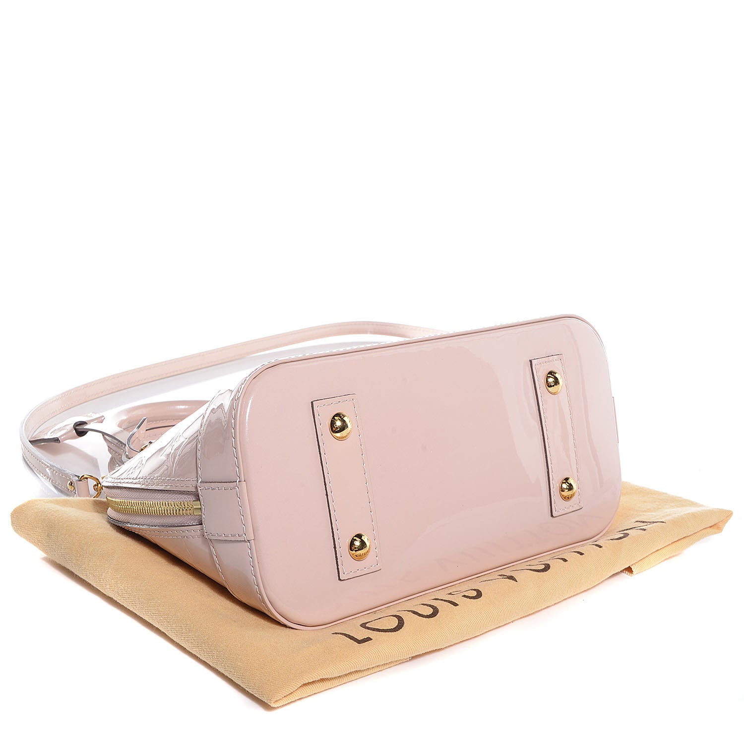 Louis Vuitton Vernis Alma BB Rose Angelique 4 of 7