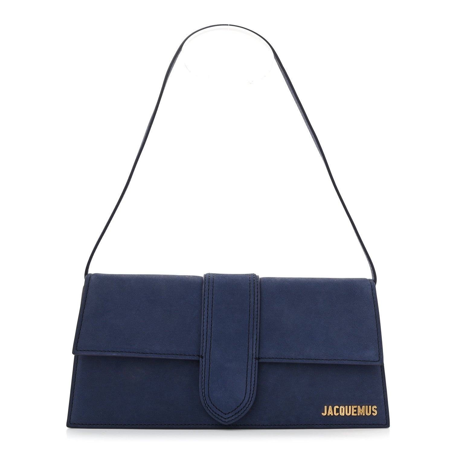 Jacquemus Suede Le Bambino Long Dark Navy 1 of 11