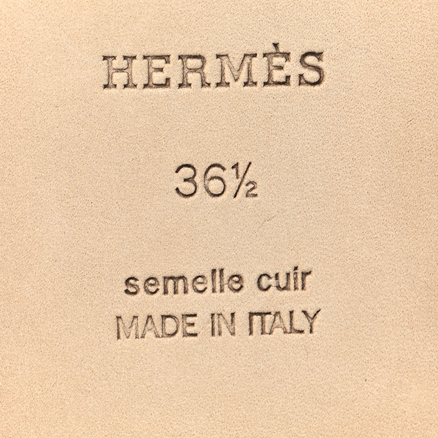 Hermes Box Calfskin Oran Sandals 36.5 Jaune Citron 8 of 9