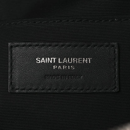 Saint Laurent Snakeskin Striped City Backpack Pink White 6 of 12