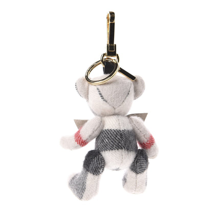 Burberry Cashmere House Check Thomas Bear Bag Charm Stone 3 of 5