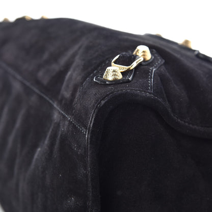 Balenciaga Baby Daim Suede Giant 12 Gold Hardware City Black 15 of 16