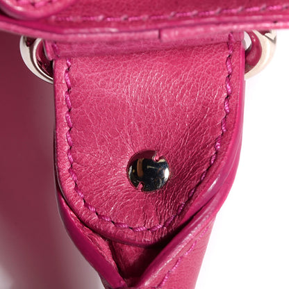 Balenciaga Agneau Giant 21 Silver Hardware Velo Cyclamen Fucsia 6 of 11