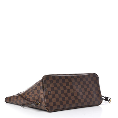 Louis Vuitton Damier Ebene Neo Neverfull MM Rose Ballerine 4 of 15