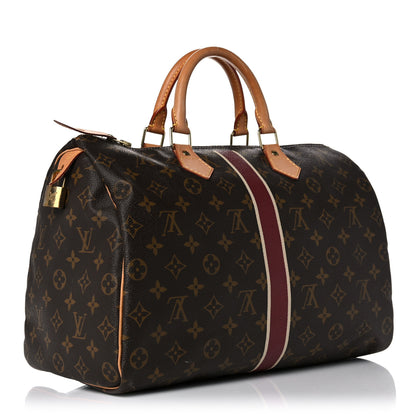 Louis Vuitton Monogram My LV Heritage Speedy 30 Bordeaux Ivory 2 of 16