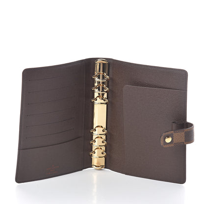 Louis Vuitton Damier Ebene Medium Ring Agenda Cover 5 of 6