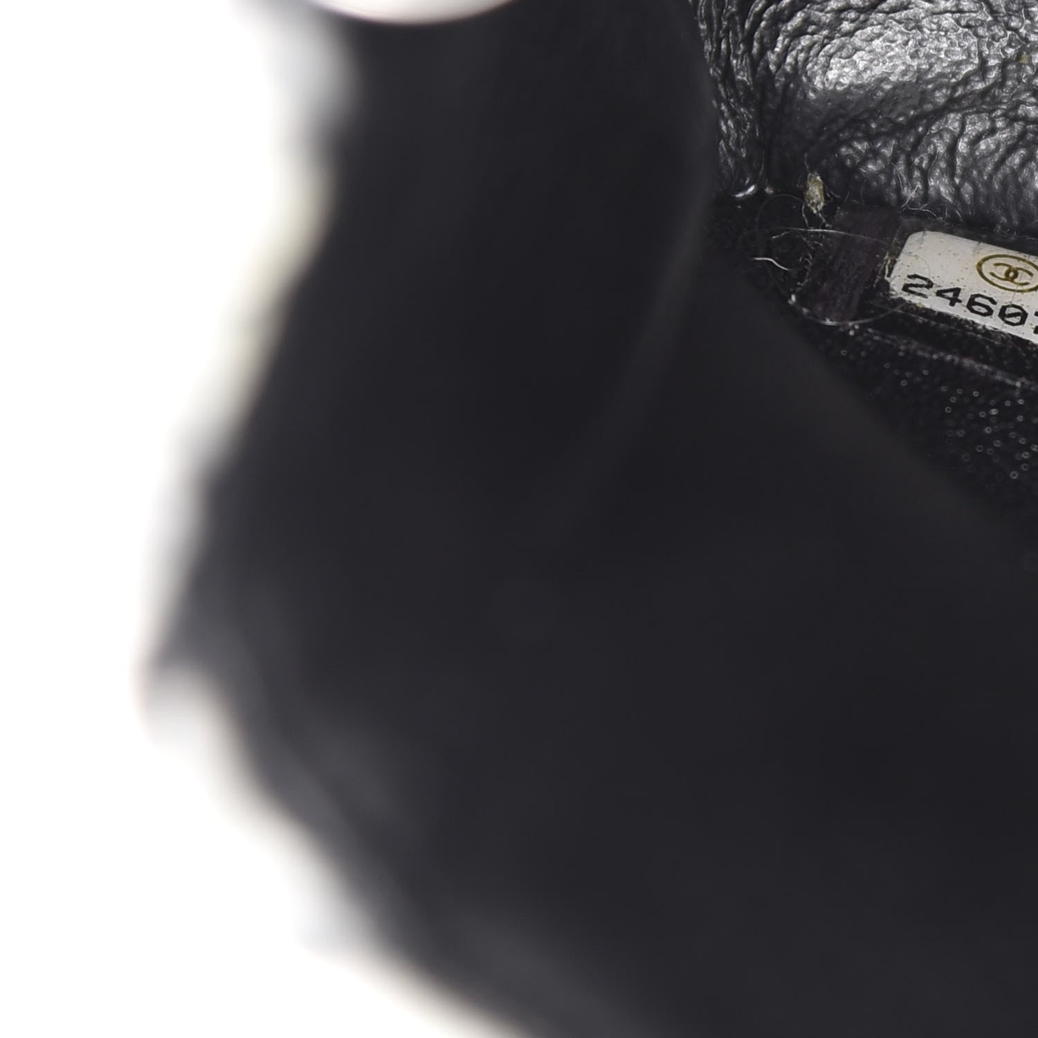 Chanel Tweed Patent Woven Mini Rectangular Flap Ecru Black 9 of 10