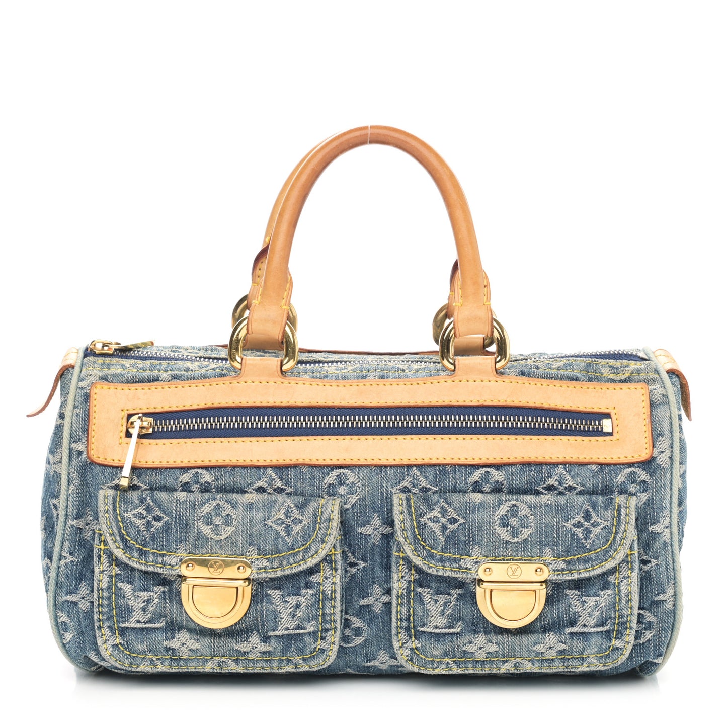 Monogram Denim Neo Speedy Blue