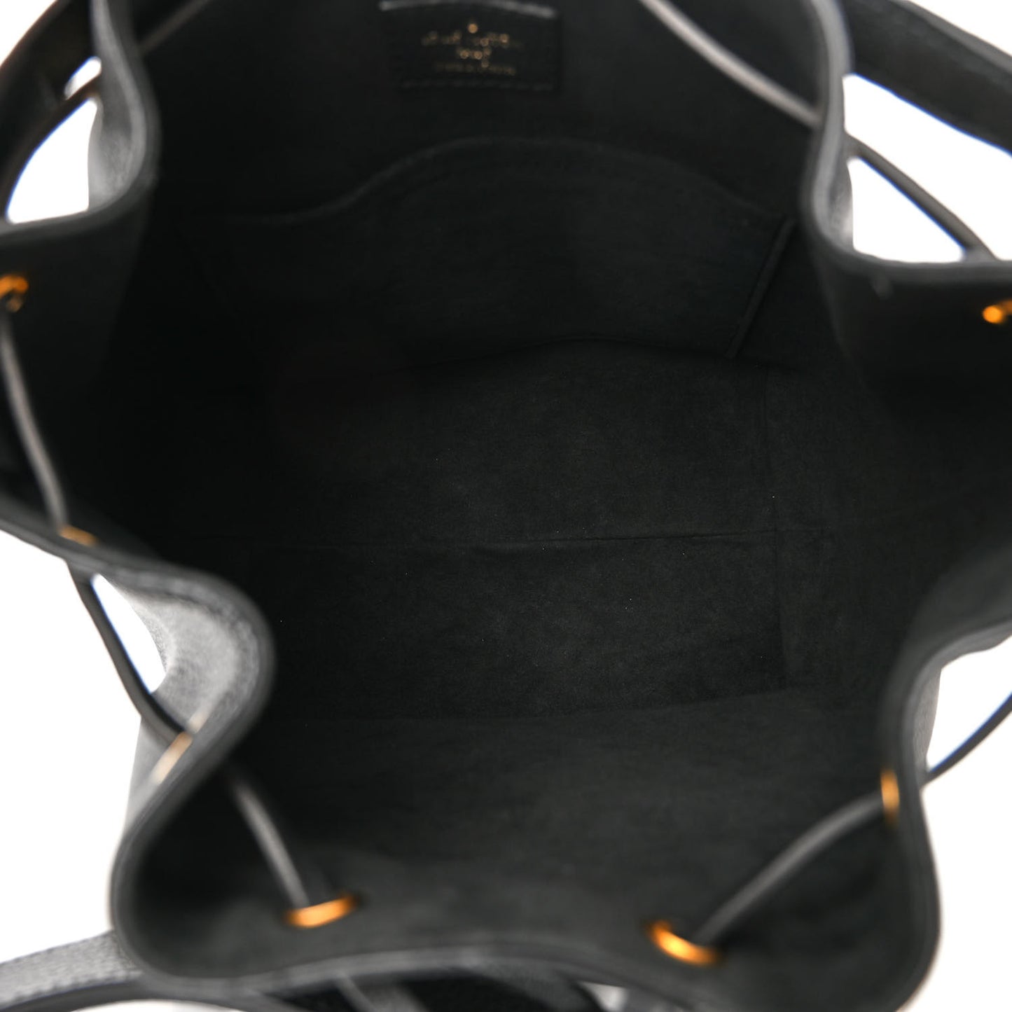 Calfskin Lockme Bucket MM Black