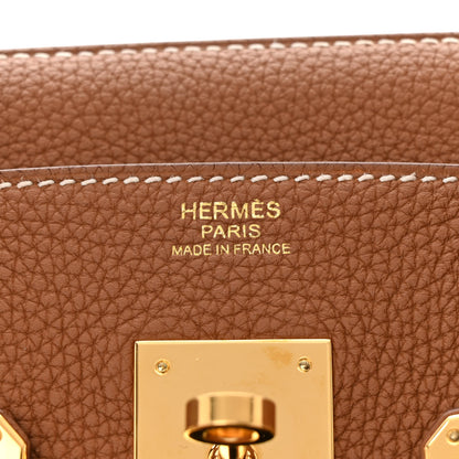 Hermes Togo Birkin 30 Gold 6 of 10