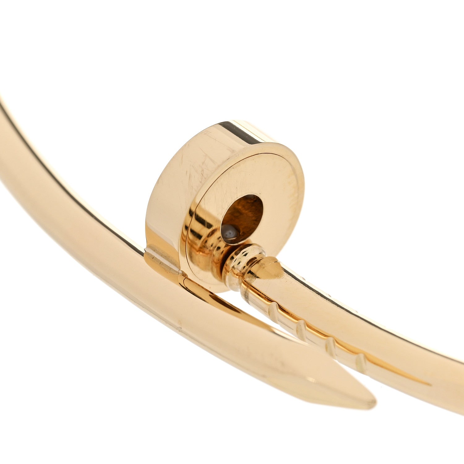 Cartier 18K Yellow Gold 3mm Juste Un Clou Necklace 4 of 6