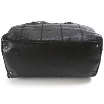 Chanel Caviar Square Stitched Tote Black 4 of 12