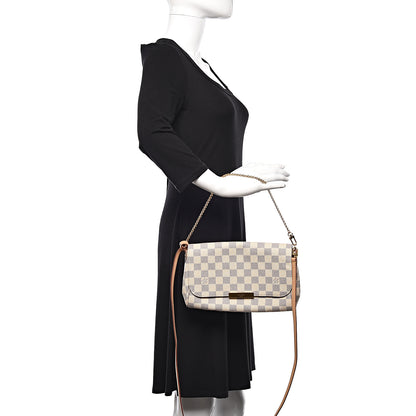 Louis Vuitton Damier Azur Favorite MM 2 of 12