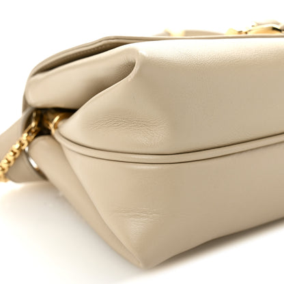 Salvatore Ferragamo Calfskin XS Front Flap Crossbody Bag Stone 8 of 9