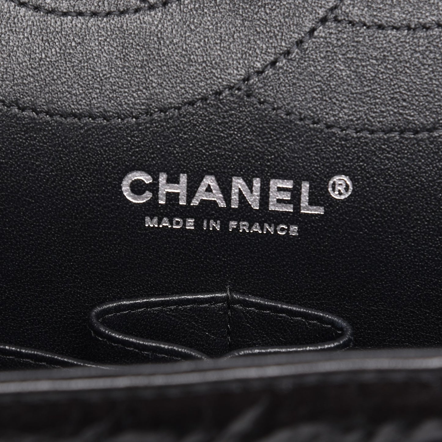 Shiny Aged Calfskin Quilted 2.55 Reissue 227 Flap So Black