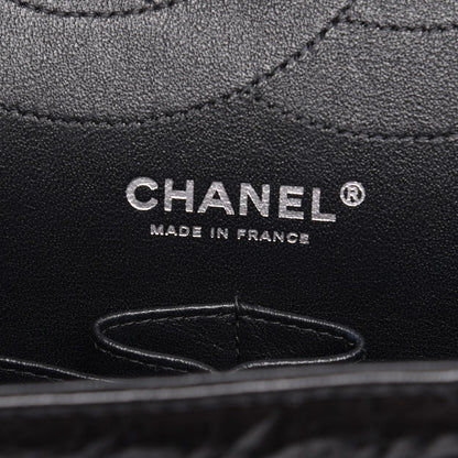Chanel Shiny Aged Calfskin Quilted 2.55 Reissue 227 Flap So Black 7 of 8