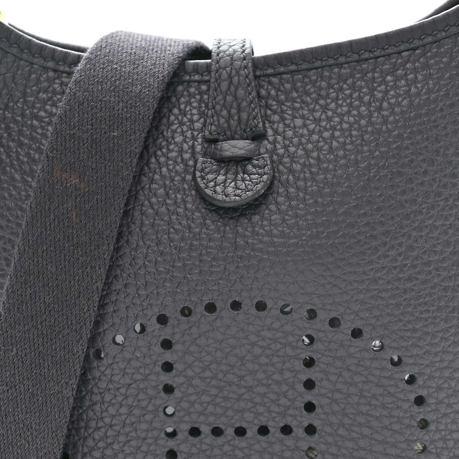 Hermes Taurillon Clemence Evelyne TPM Plomb 8 of 10