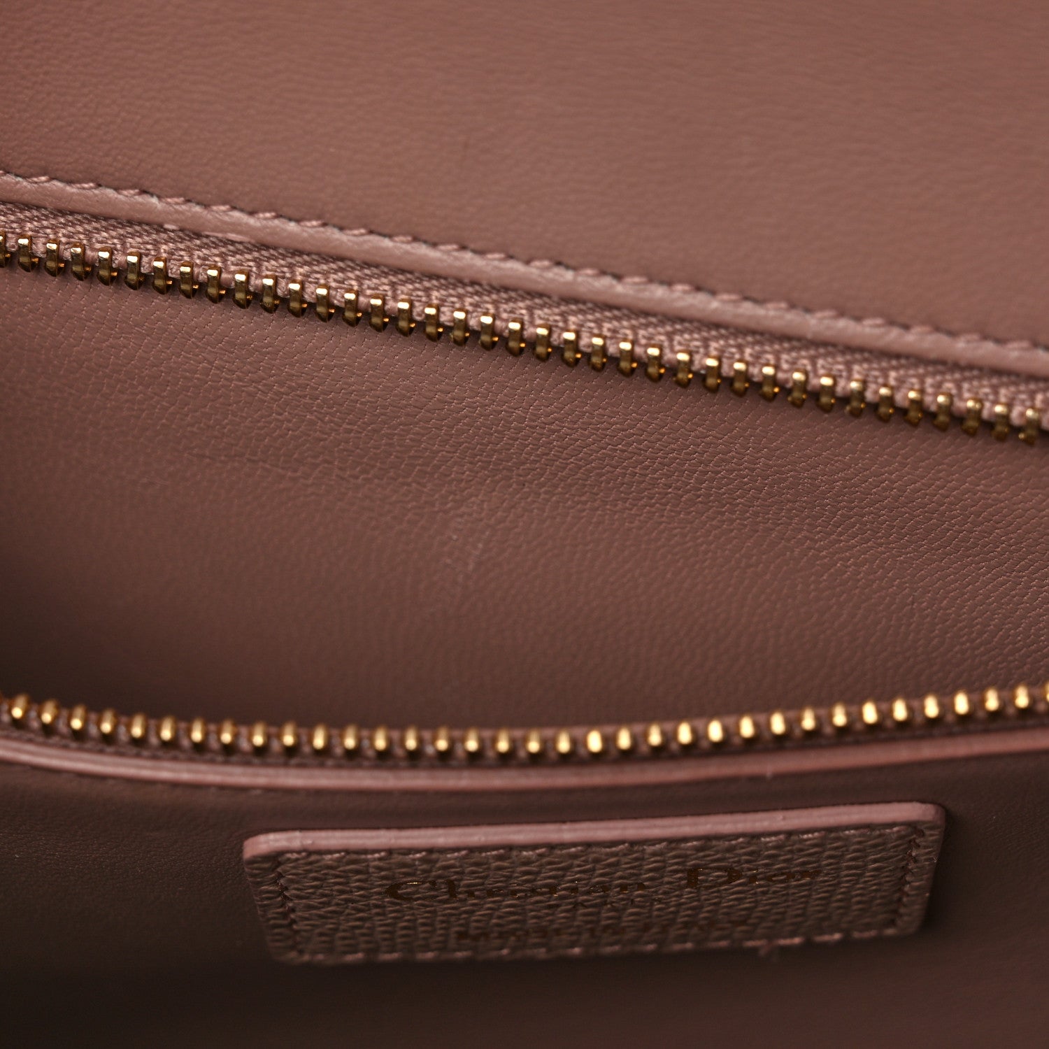 Christian Dior Grained Calfskin 30 Montaigne Chain Flap Bag Blush 11 of 14