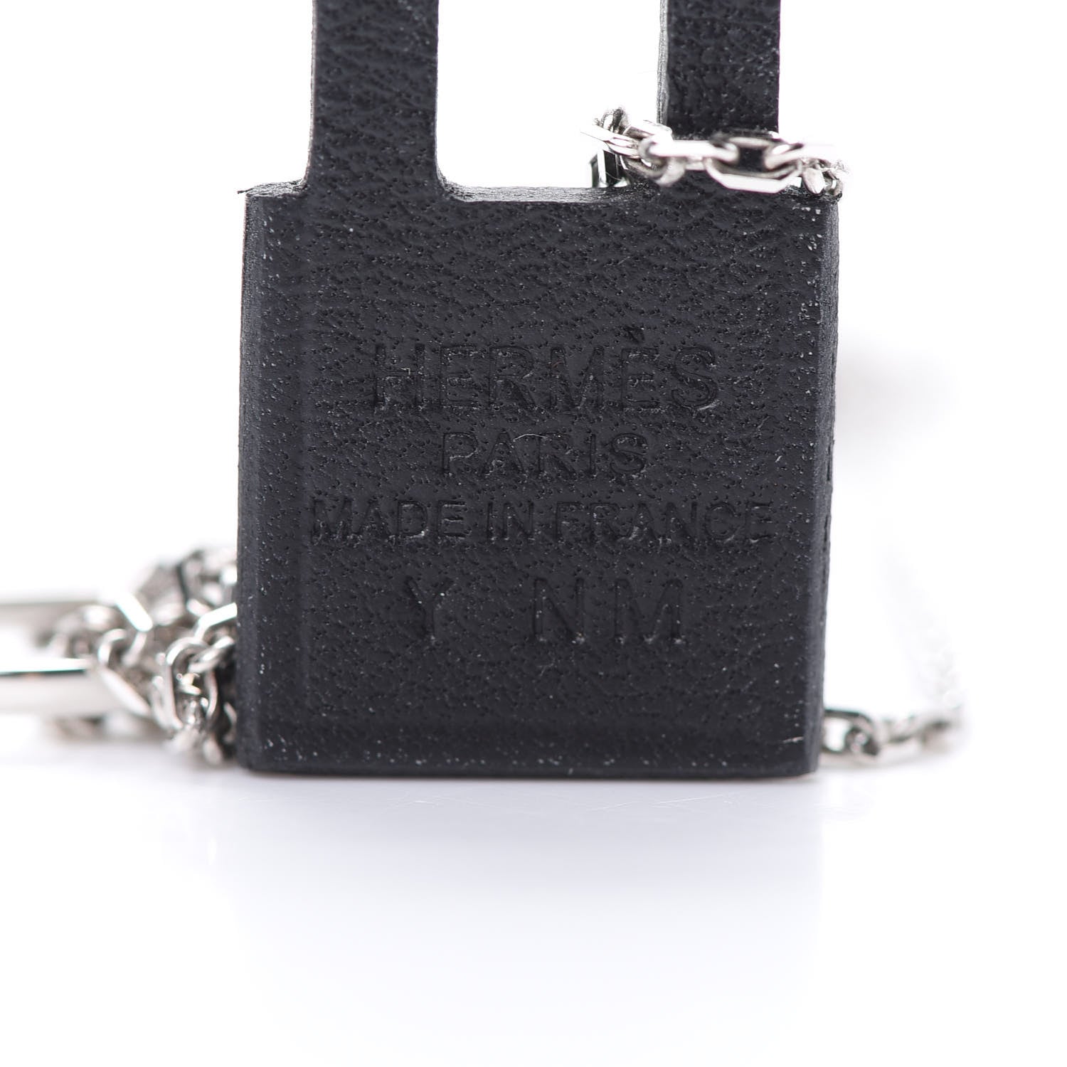 Hermes Swift Small O'Kelly Pendant Necklace Black 5 of 6