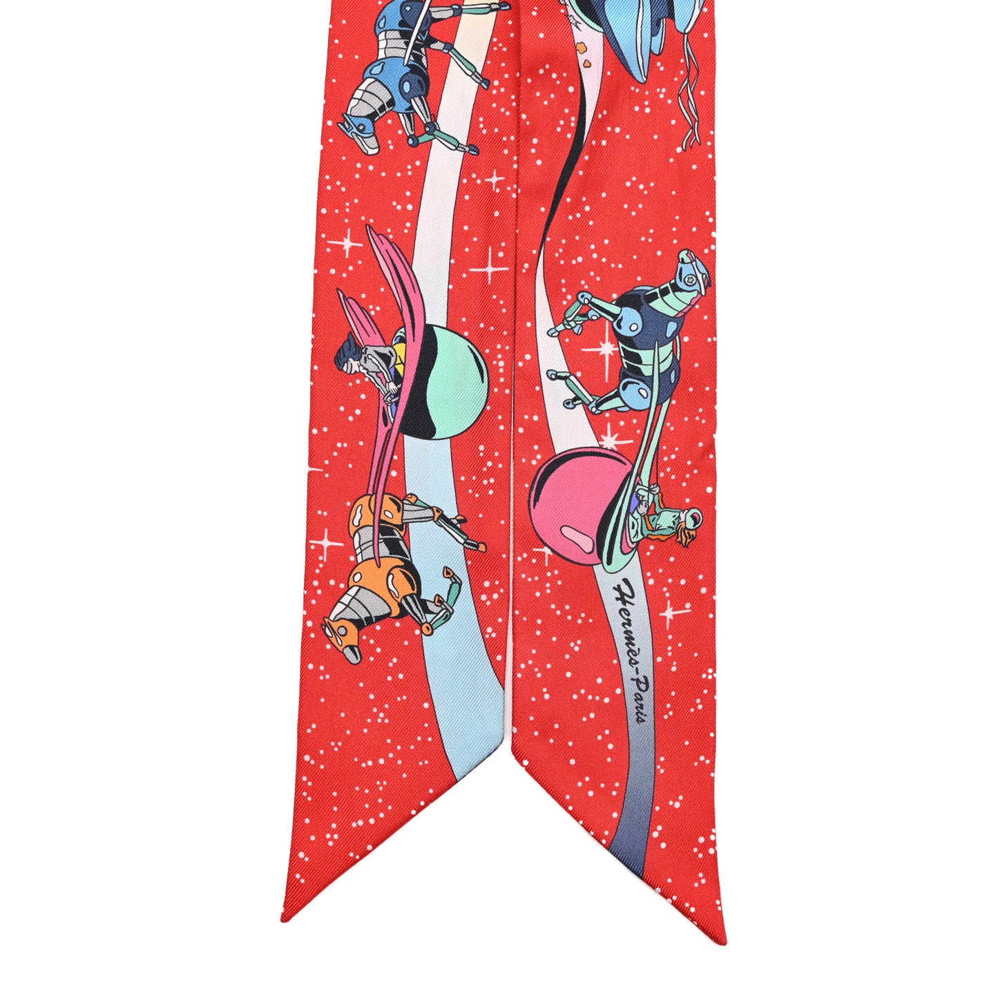 Silk Space Derby Twilly Rouge Vert Bleu
