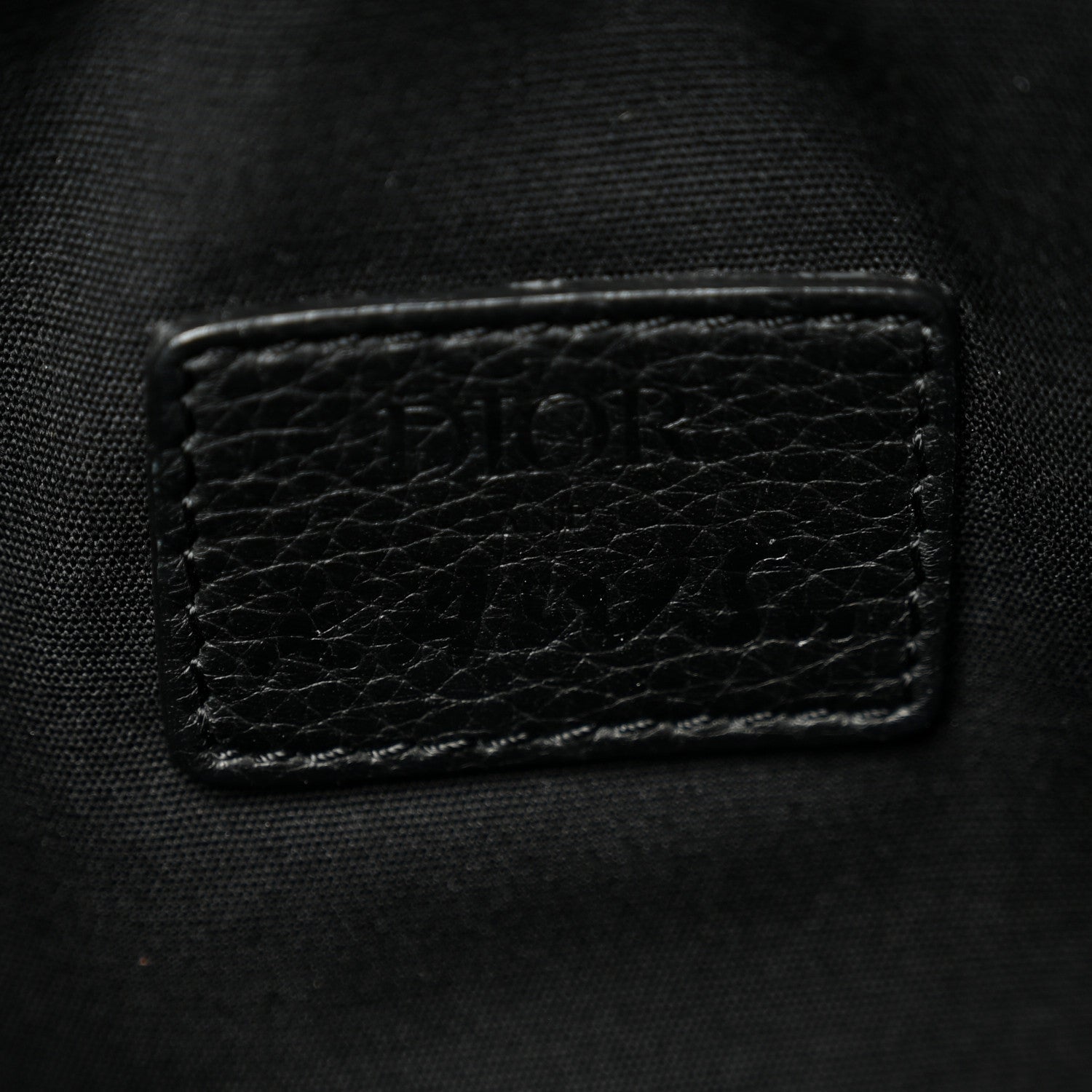Christian Dior X KAWS Nylon Calfskin Bee Belt Bag Black 6 of 11