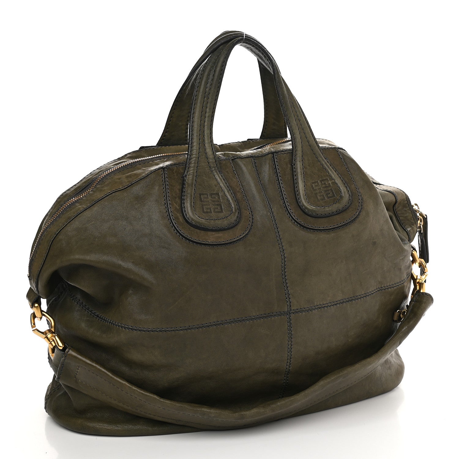 Givenchy Sugar Goatskin Medium Nightingale Light Khaki 2 of 12