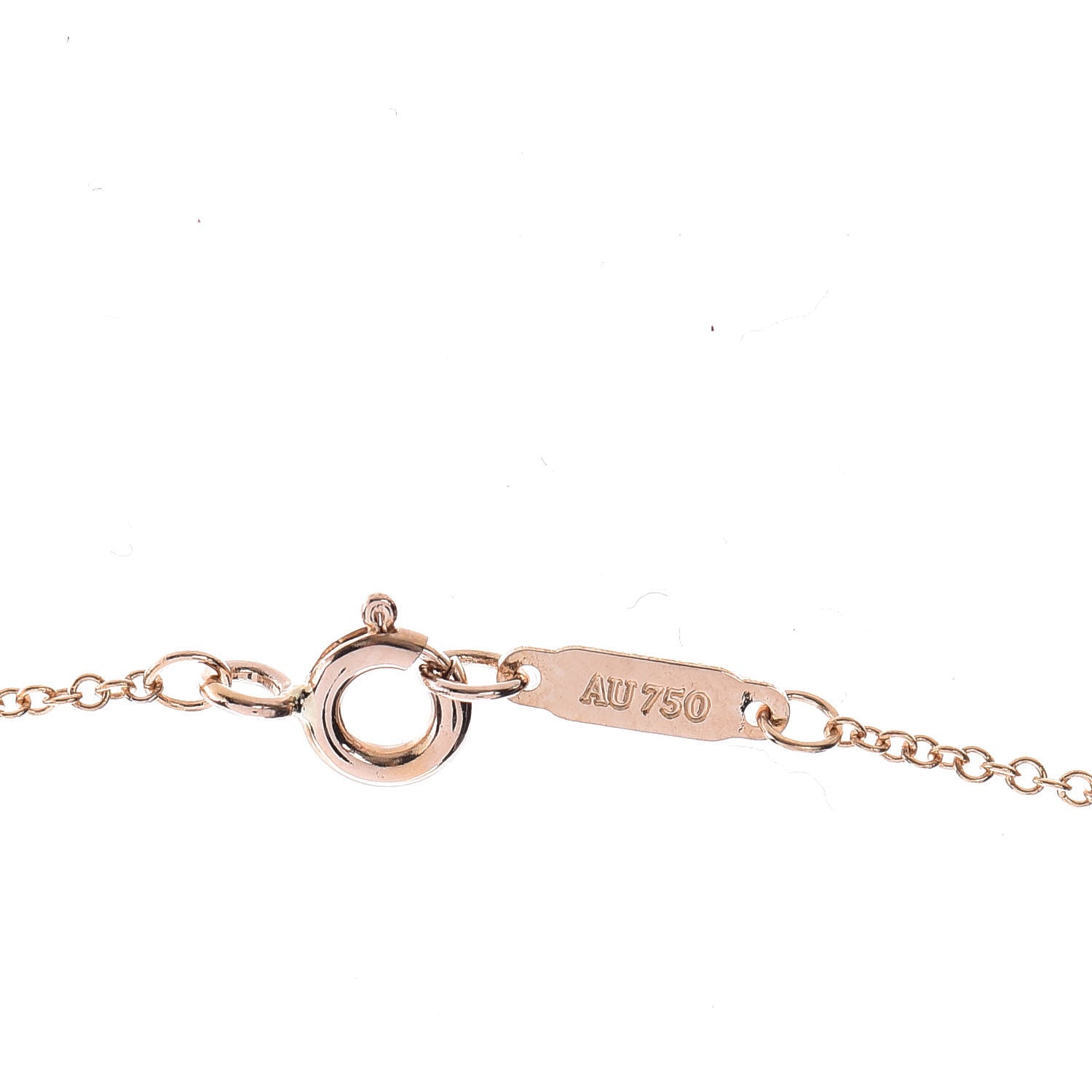 Tiffany 18K Rose Gold Mini Heart Lock Pendant Necklace 6 of 7
