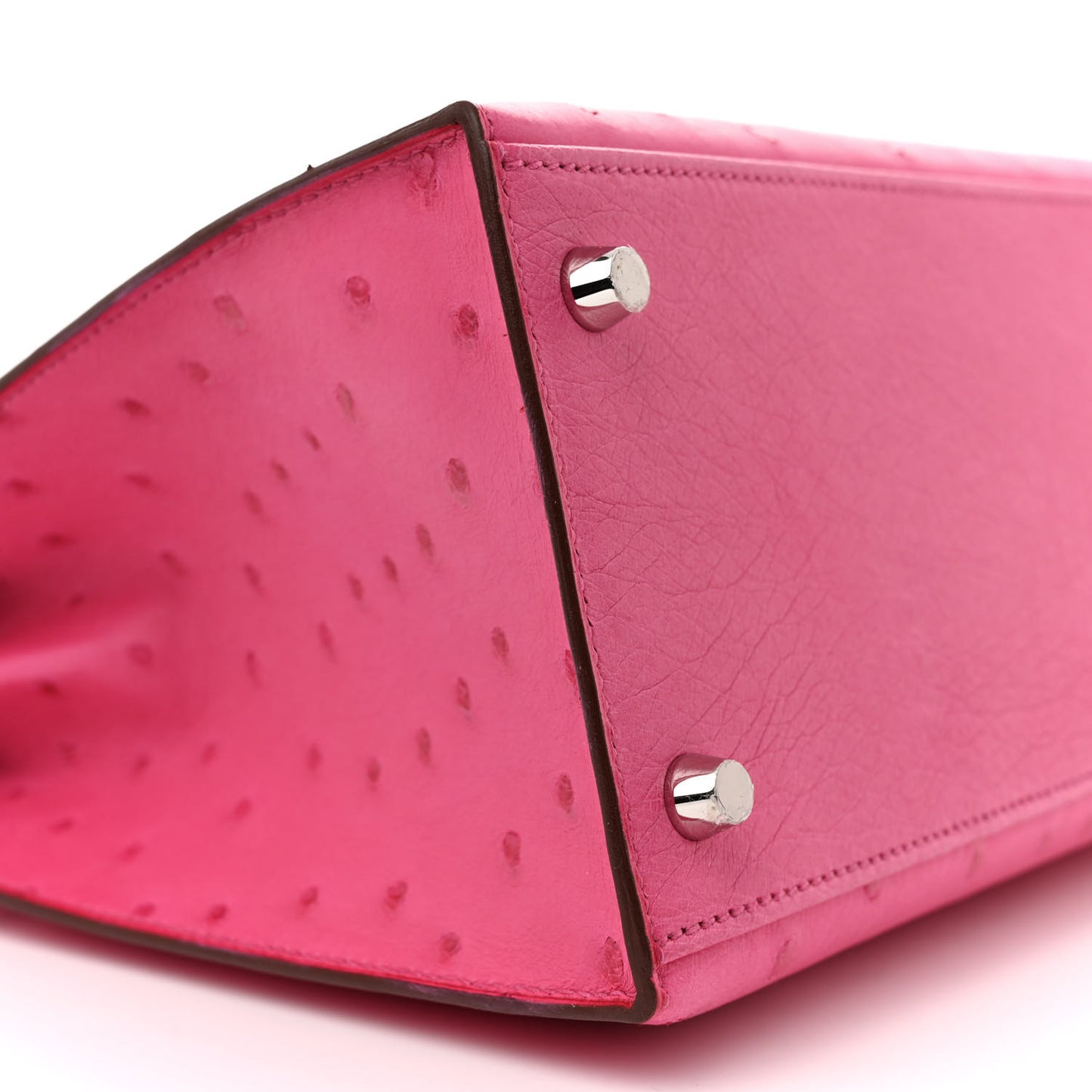 Ostrich Kelly Sellier 28 Rose Tyrien