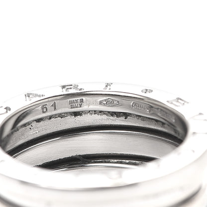 Bulgari 18K White Gold B.Zero1 Three-Band Ring 50 5.5 5 of 6